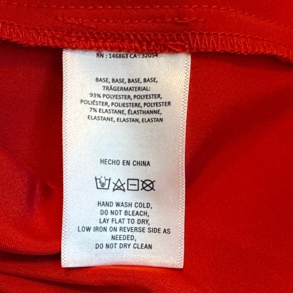 Anthropologie Mare Mare Red One-Shoulder Top, small - Picture 12 of 12